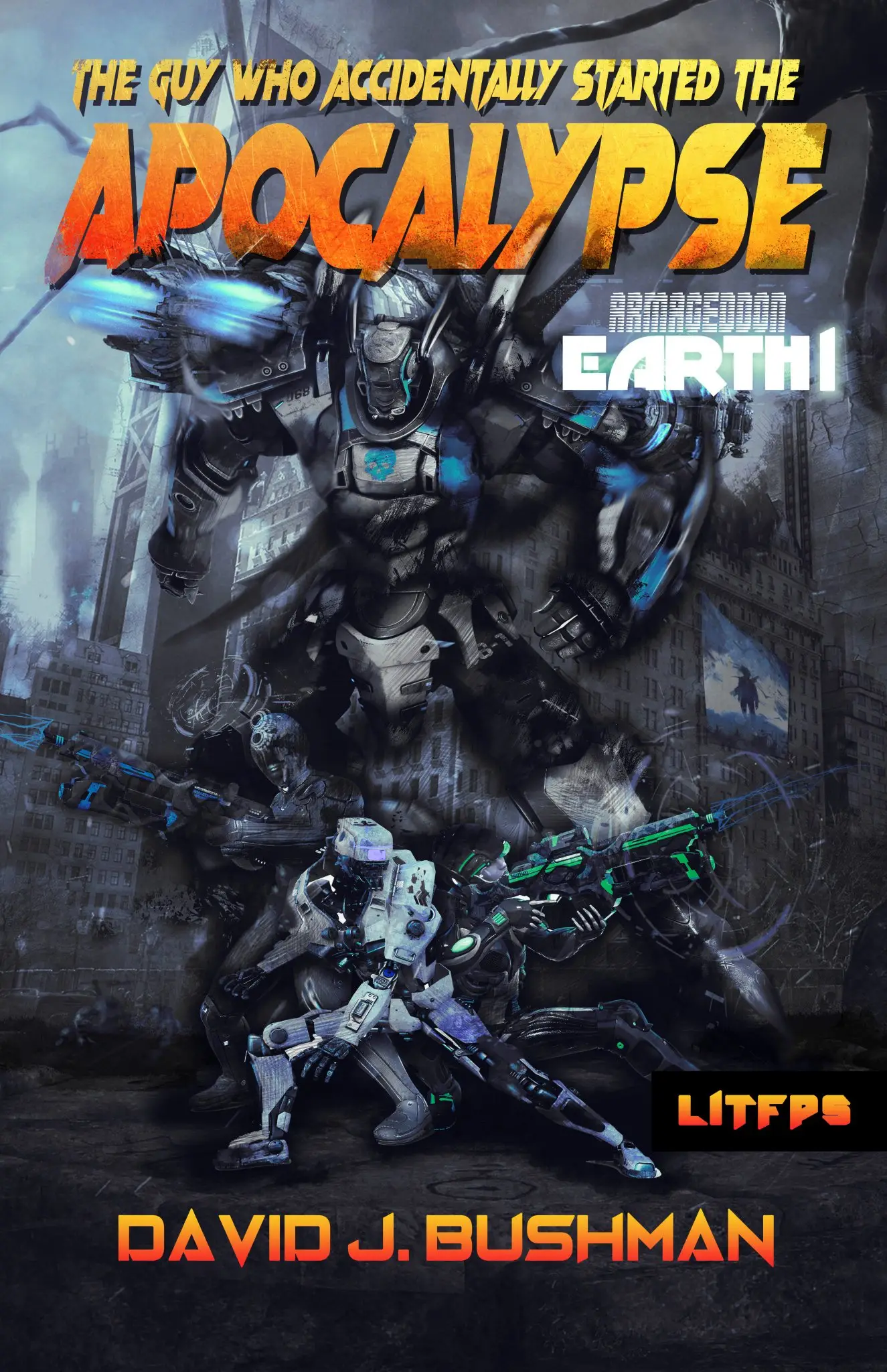 Cover art + typography for David Bushman