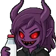 Dark Fae drinking Milc
